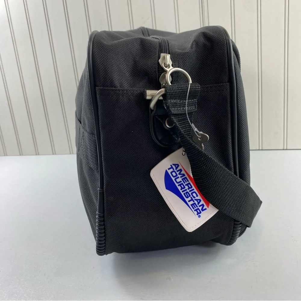 NWOT American Tourister Black Messenger Carryon‎ Bag
